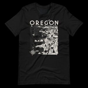 OREGON Unisex Map T-Shirt